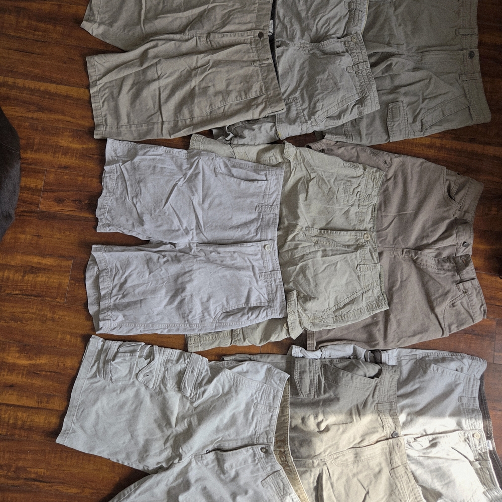 Assorted Neutral Tone Shorts Collection